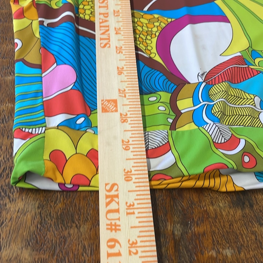 Trina Turk Tunic Psychedelic Pattern Mini Dress / Coverup - Picture 6 of 6